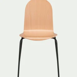 Chaise De Salle À Manger*alinea Chaise avec coque en contreplaqué moulé de hêtre - Bois clair