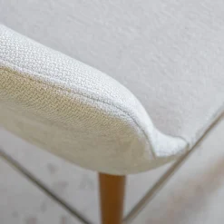Tabouret Haut De Bar*alinea Chaise de bar en tissu et frêne H66cm - Beige
