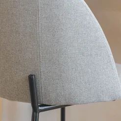 Tabouret Haut De Bar*alinea Chaise de bar en tissu H66cm - Beige