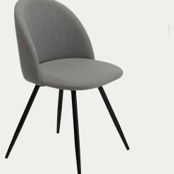 Chaise De Salle À Manger*alinea Chaise de bureau en tissu - vésuve Gris