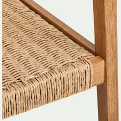 Chaise De Jardin*alinea Chaise de jardin avec accoudoirs en acacia - Bois foncé