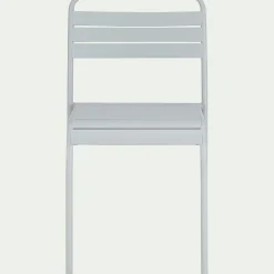 Chaise De Jardin*alinea Chaise de jardin empilable en acier - gris vesuve Gris vésuve
