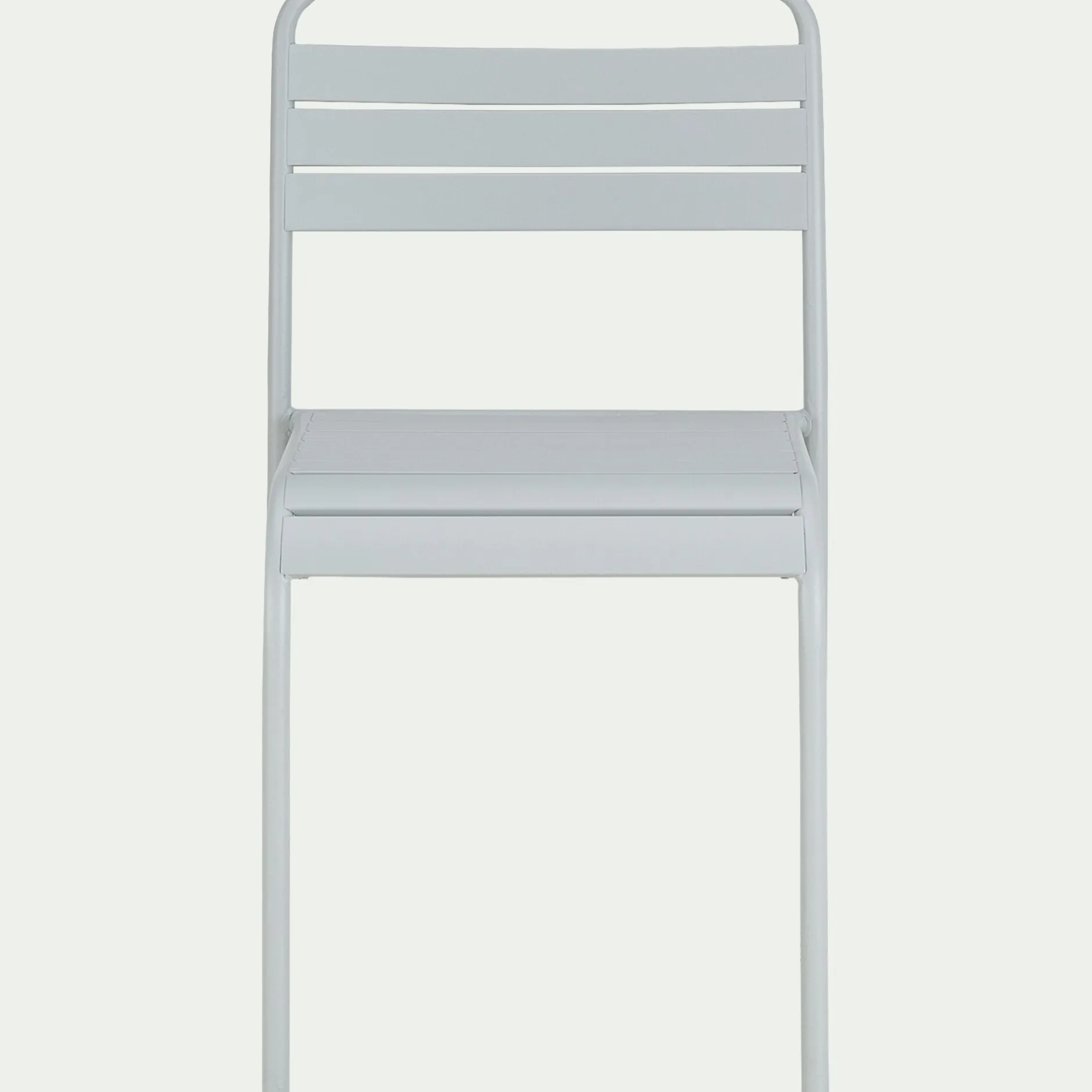 Chaise De Jardin*alinea Chaise de jardin empilable en acier - gris vesuve Gris vésuve