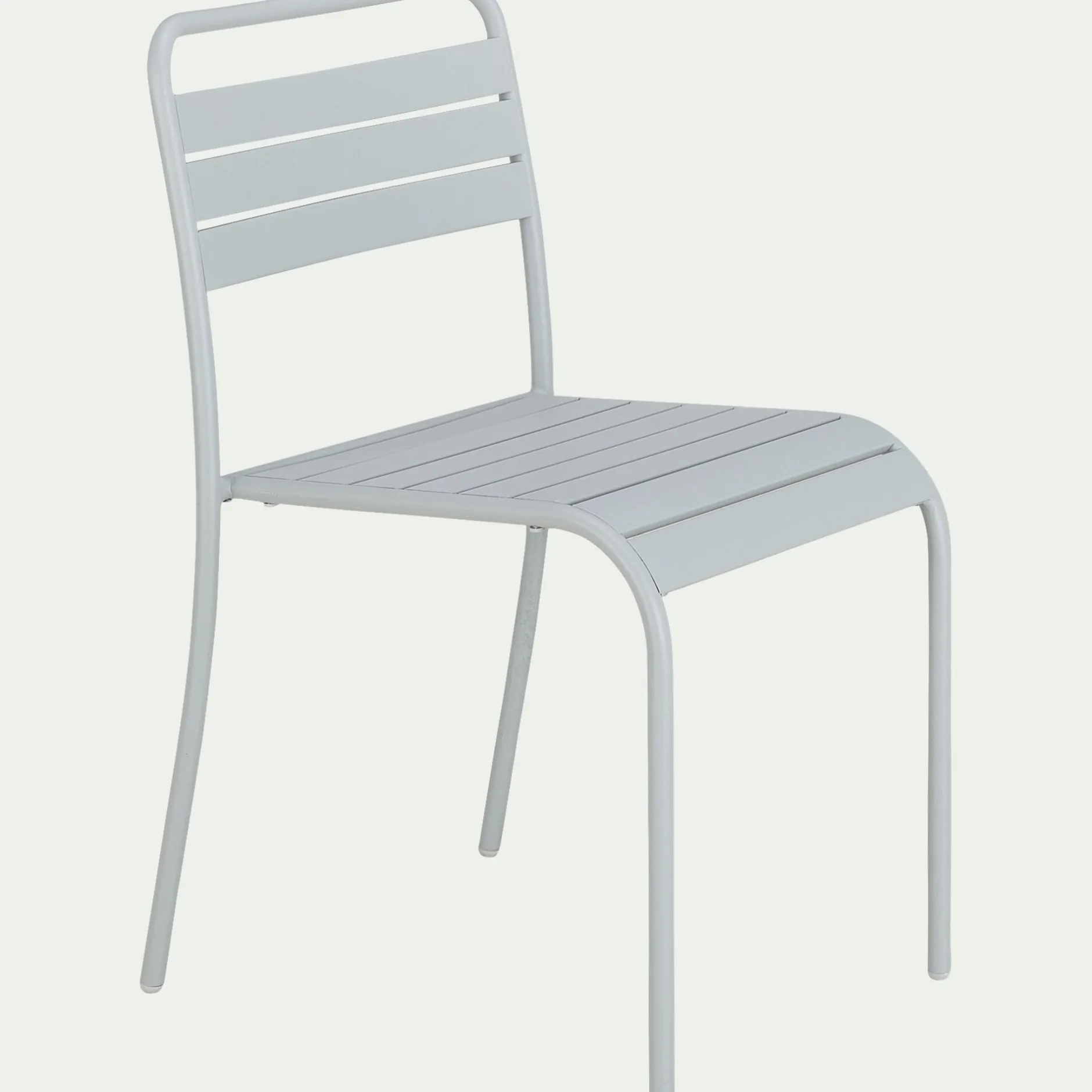 Chaise De Jardin*alinea Chaise de jardin empilable en acier - gris vesuve Gris vésuve