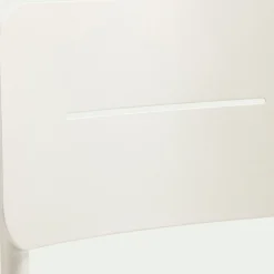 Chaise De Jardin|Chaise De Salle À Manger*alinea Chaise de jardin empilable en aluminium - Blanc