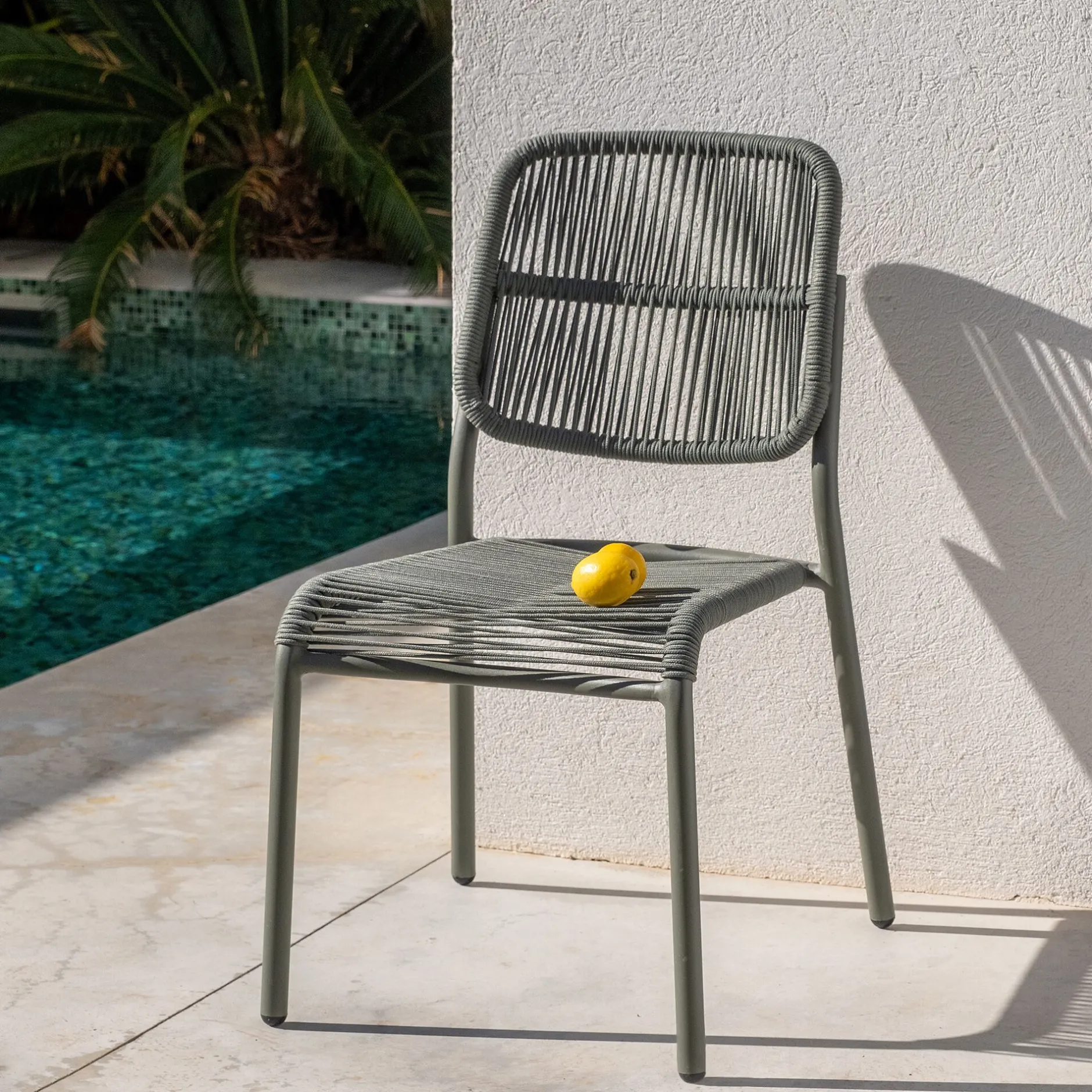 Chaise De Jardin*alinea Chaise de jardin en corde tissée - cèdre Vert