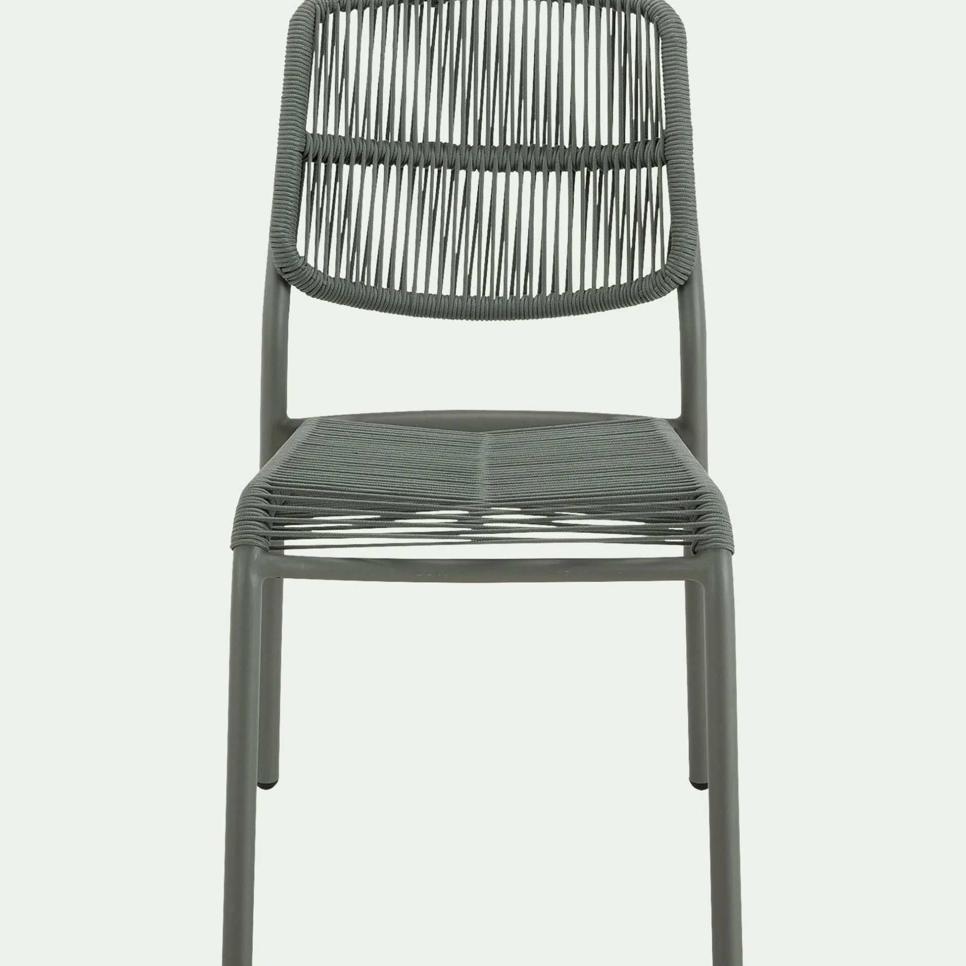 Chaise De Jardin*alinea Chaise de jardin en corde tissée - cèdre Vert