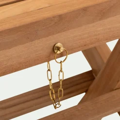 Chaise De Jardin*alinea Chaise de jardin pliante en teck - Bois clair