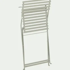 Chaise De Jardin*alinea Chaise de jardin pliante en acier - olivier Vert