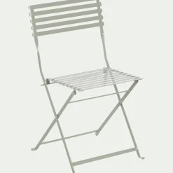 Chaise De Jardin*alinea Chaise de jardin pliante en acier - olivier Vert