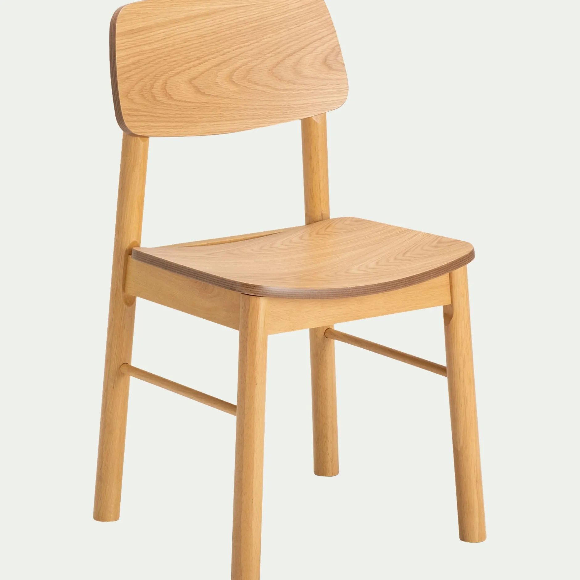 Chaise De Salle À Manger*alinea Chaise de repas en chêne et hévéa - Bois clair