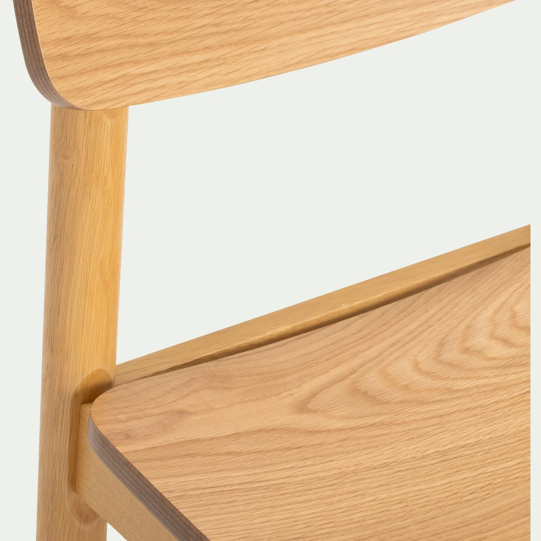 Chaise De Salle À Manger*alinea Chaise de repas en chêne et hévéa - Bois clair