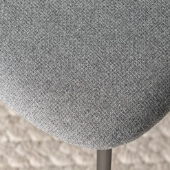 Chaise De Salle À Manger*alinea Chaise de repas en tissu - Gris