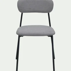 Chaise De Salle À Manger*alinea Chaise de repas en tissu - Gris