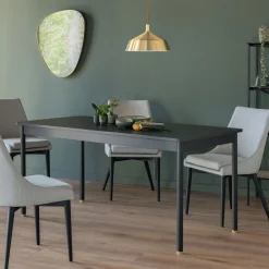 Chaise De Salle À Manger*alinea Chaise de repas en tissu - clair Gris