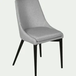 Chaise De Salle À Manger*alinea Chaise de repas en tissu - clair Gris