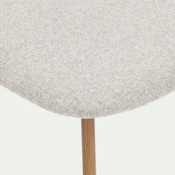 Chaise De Salle À Manger*alinea Chaise de repas en tissu - Beige