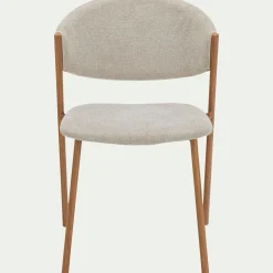 Chaise De Salle À Manger*alinea Chaise de repas épurée en tissu - Beige