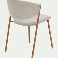 Chaise De Salle À Manger*alinea Chaise de repas épurée en tissu - Beige