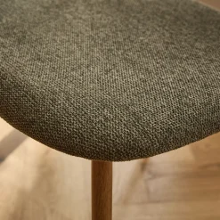 Chaise De Salle À Manger*alinea Chaise de repas épurée en tissu - Vert