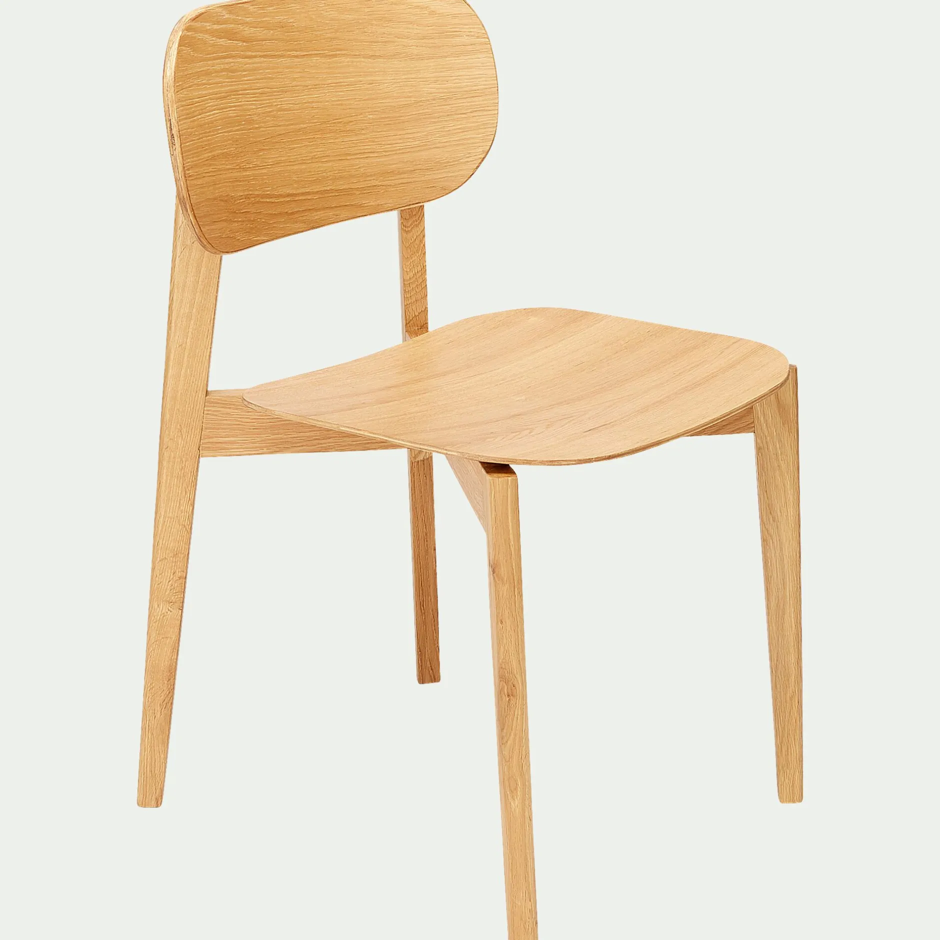 Chaise De Salle À Manger*alinea Chaise en bois de chêne - Bois clair