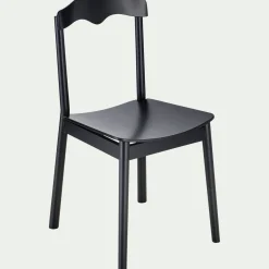 Chaise De Salle À Manger*alinea Chaise en bois de hêtre massif - Noir