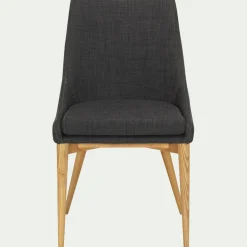 Chaise De Salle À Manger*alinea Chaise en tissu - foncé Gris