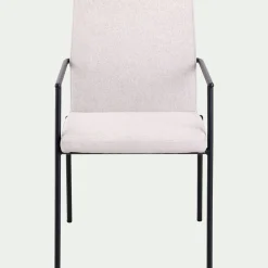 Chaise De Salle À Manger*alinea Chaise en tissu avec accoudoirs - borie Gris