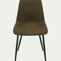 Chaise De Salle À Manger*alinea Chaise en tissu et métal - cedre Vert