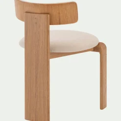 Chaise De Salle À Manger*alinea Chaise en tissu sans accoudoirs - Beige