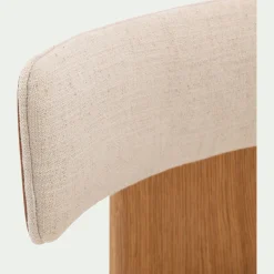 Chaise De Salle À Manger*alinea Chaise en tissu sans accoudoirs - Beige