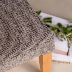 Chaise De Salle À Manger*alinea Chaise en tissu sans accoudoirs - Gris