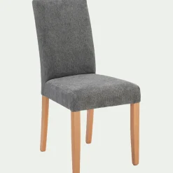 Chaise De Salle À Manger*alinea Chaise en tissu sans accoudoirs - Gris
