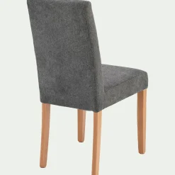 Chaise De Salle À Manger*alinea Chaise en tissu sans accoudoirs - Gris