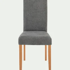 Chaise De Salle À Manger*alinea Chaise en tissu sans accoudoirs - Gris