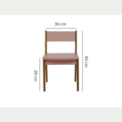 Table Et Chaise Enfant*alinea Chaise enfant en acacia - Rose