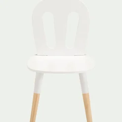Table Et Chaise Enfant*alinea Chaise enfant en bois - Blanc