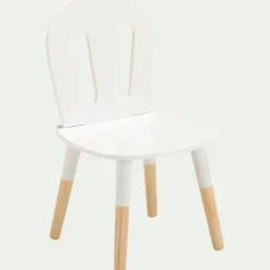 Table Et Chaise Enfant*alinea Chaise enfant en bois - Blanc