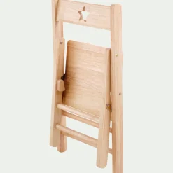 Table Et Chaise Enfant*alinea Chaise pliante pour enfant en bois d'hévéa - Bois clair