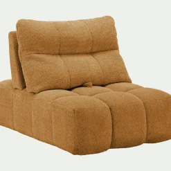 Canapé Modulable*alinea Chauffeuse avance - recule en tissu campo - argan Jaune