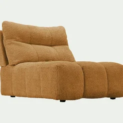 Canapé Modulable*alinea Chauffeuse avance - recule en tissu campo - argan Jaune
