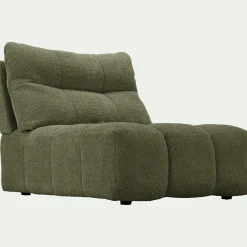 Canapé Modulable*alinea Chauffeuse avance - recule en tissu campo - cèdre Vert
