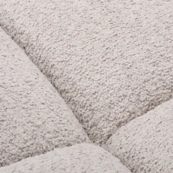 Canapé Modulable*alinea Chauffeuse avance - recule en tissu campo - écru Blanc