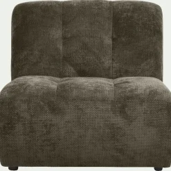 Pouf & Repose-Pieds*alinea Chauffeuse en tissu Eden - cèdre Vert