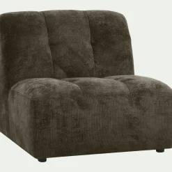 Pouf & Repose-Pieds*alinea Chauffeuse en tissu Eden - cèdre Vert