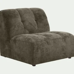 Pouf & Repose-Pieds*alinea Chauffeuse en tissu Eden - cèdre Vert