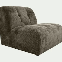 Pouf & Repose-Pieds*alinea Chauffeuse en tissu Eden - cèdre Vert