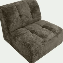 Pouf & Repose-Pieds*alinea Chauffeuse en tissu Eden - cèdre Vert