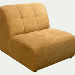 Pouf & Repose-Pieds*alinea Chauffeuse en tissu Eden - argan Jaune