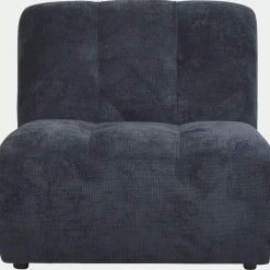 Pouf & Repose-Pieds*alinea Chauffeuse en tissu Eden - marine Bleu